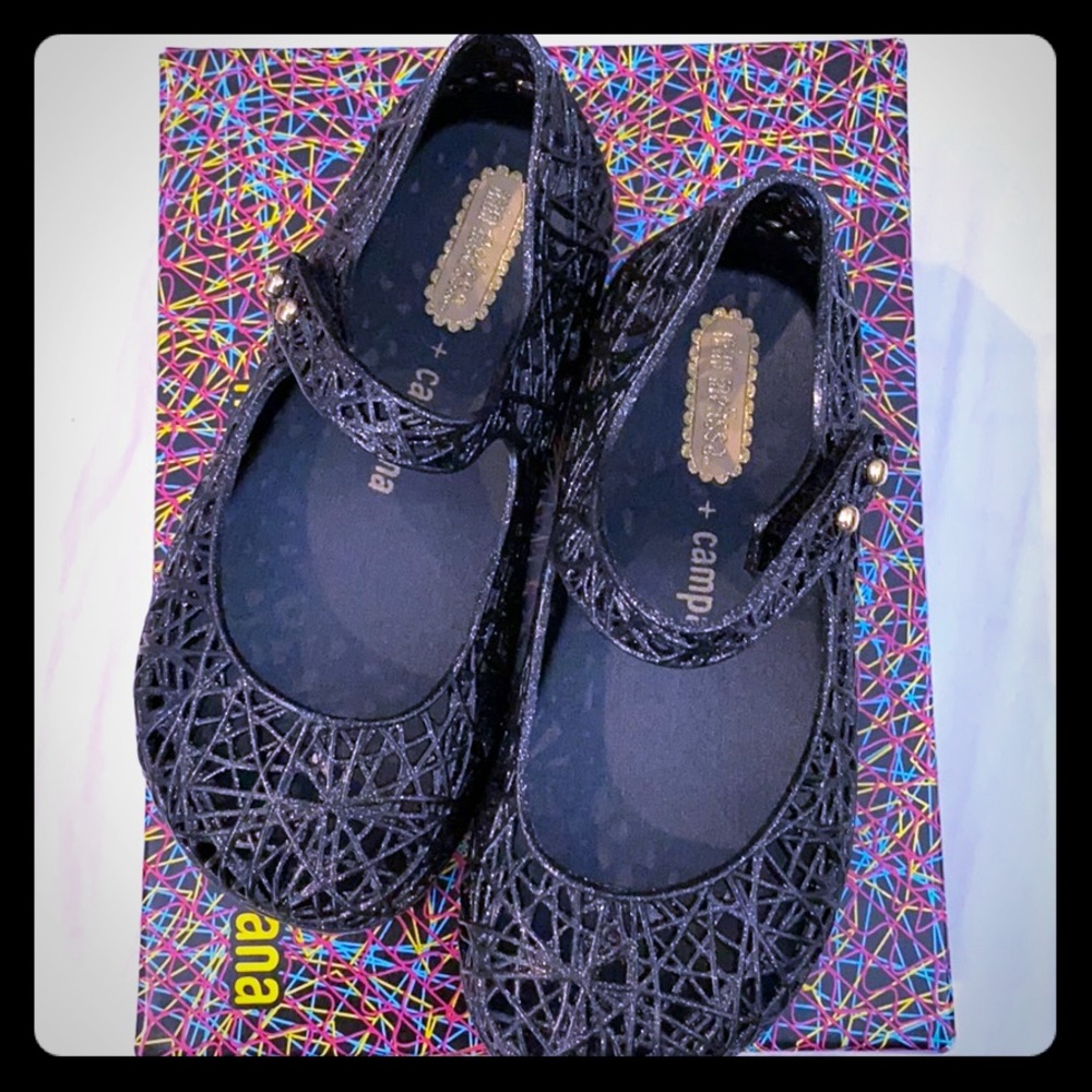 Mini Melissa + campana Zig Zag Sandals - Size 8